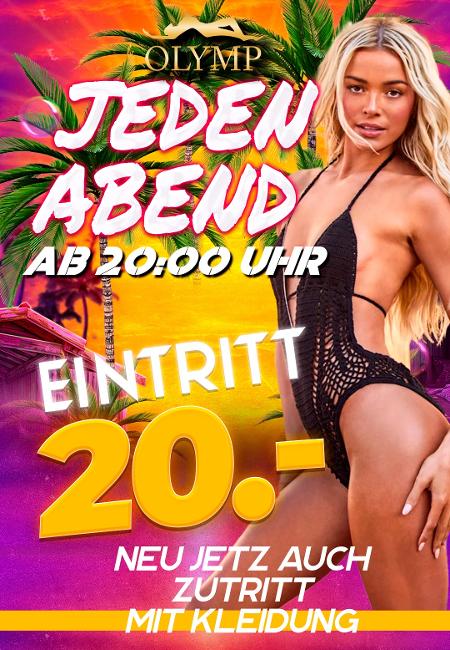 Abend Eintrit